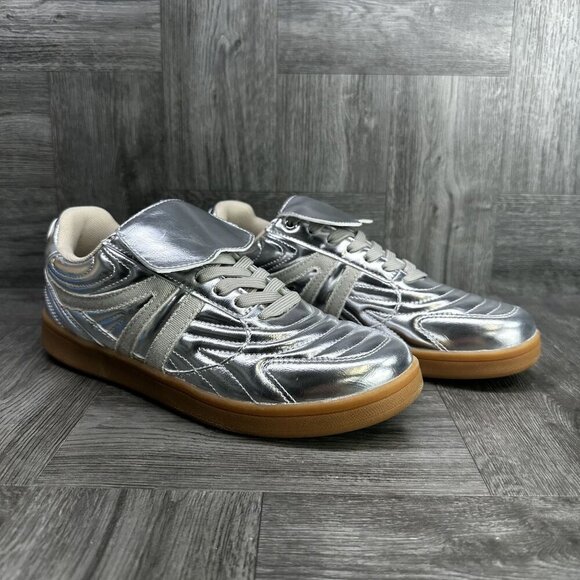 Steve Madden Madrid Women's size 7.5 Metallic Gum Bottom Shoes - Picture 5 of 8